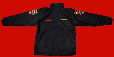 Regenjacke gefüttert mit Kapuze