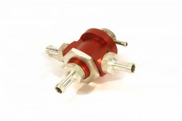 KMS Fuel pressure regulator 3-way, 4.0bar, 10mm hose fit