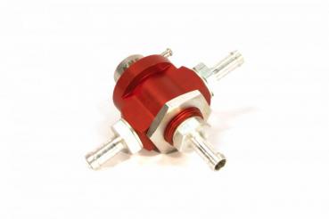 KMS Fuel pressure regulator 3-way, 3.0bar, 10mm hose fit