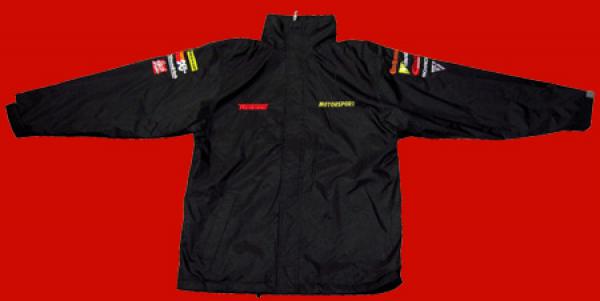 Regenjacke gefüttert mit Kapuze
