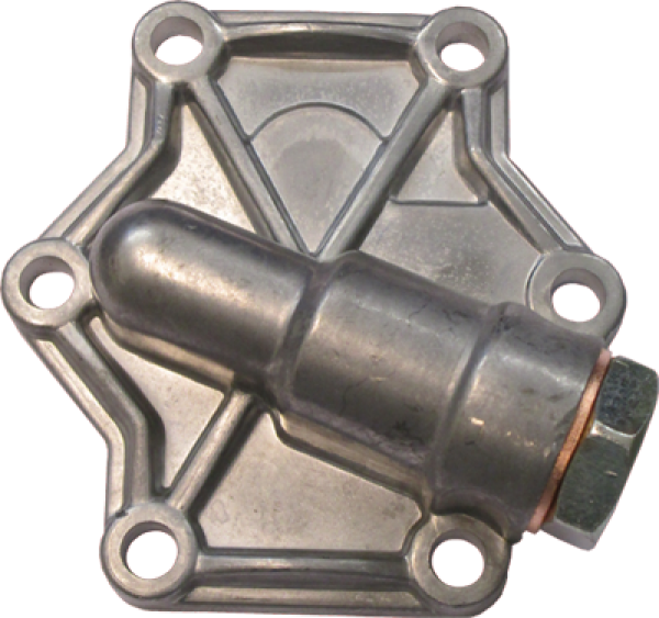 Ölpumpendeckel Alu, Serie CIH, mit Stahlventil