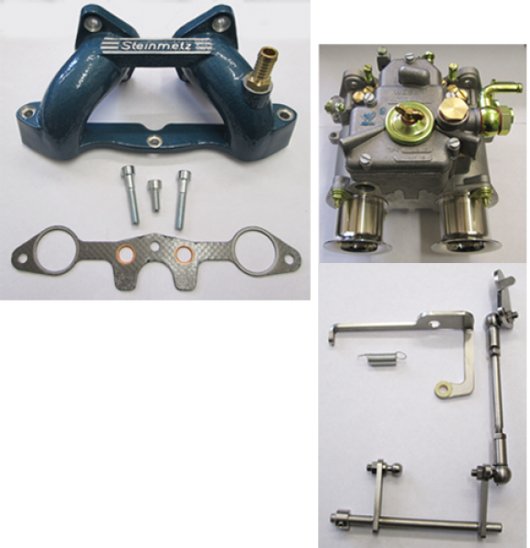 Doppelvergaseranlage OHV Steinmetz